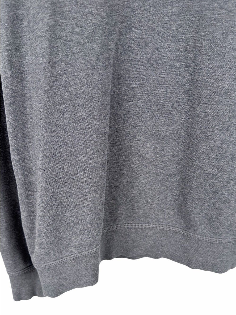 Nike Men’s XL Mini Swoosh Sweatshirt Gray Embroidered Logo Crewneck Pullover - Picture 4 of 8